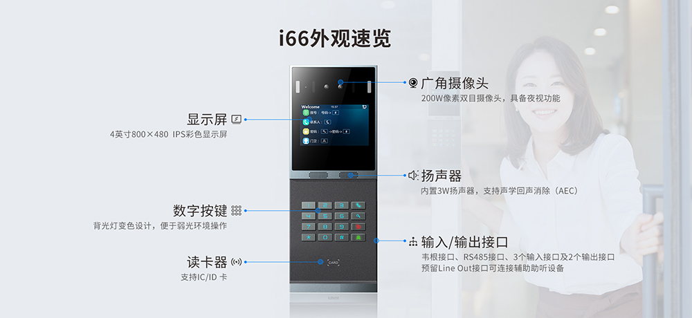 i66人脸识别门禁